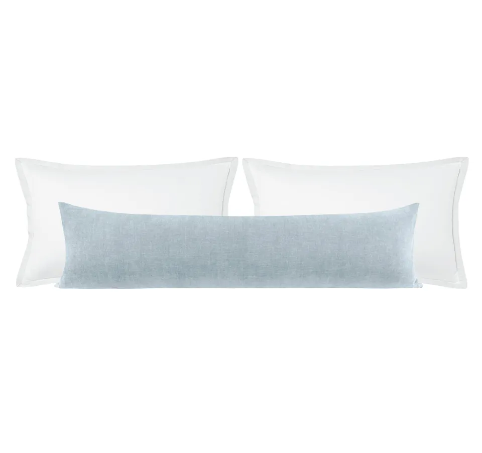 THE XL LUMBAR :: SIGNATURE CHENILLE // MIST - SWATCH 4" X 4"