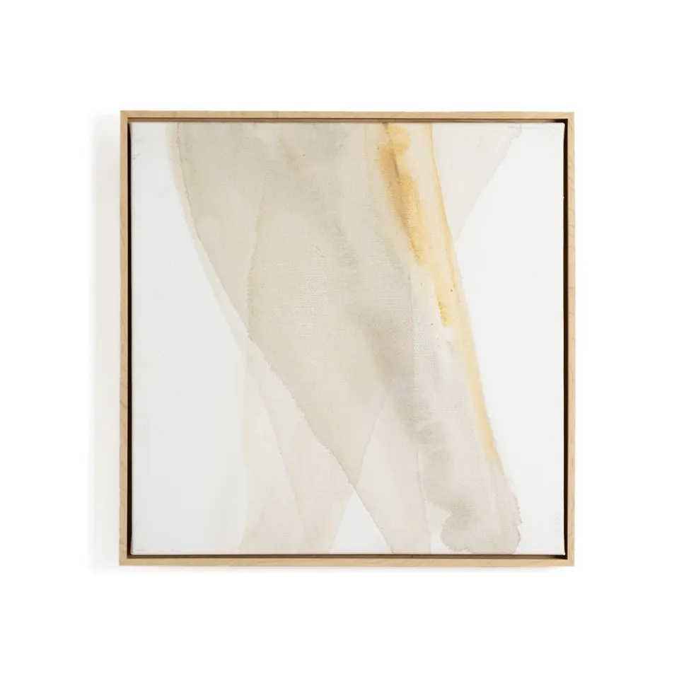 Neutral Wash 3 by Jess Engle - Vertical Grain White Oak Floater