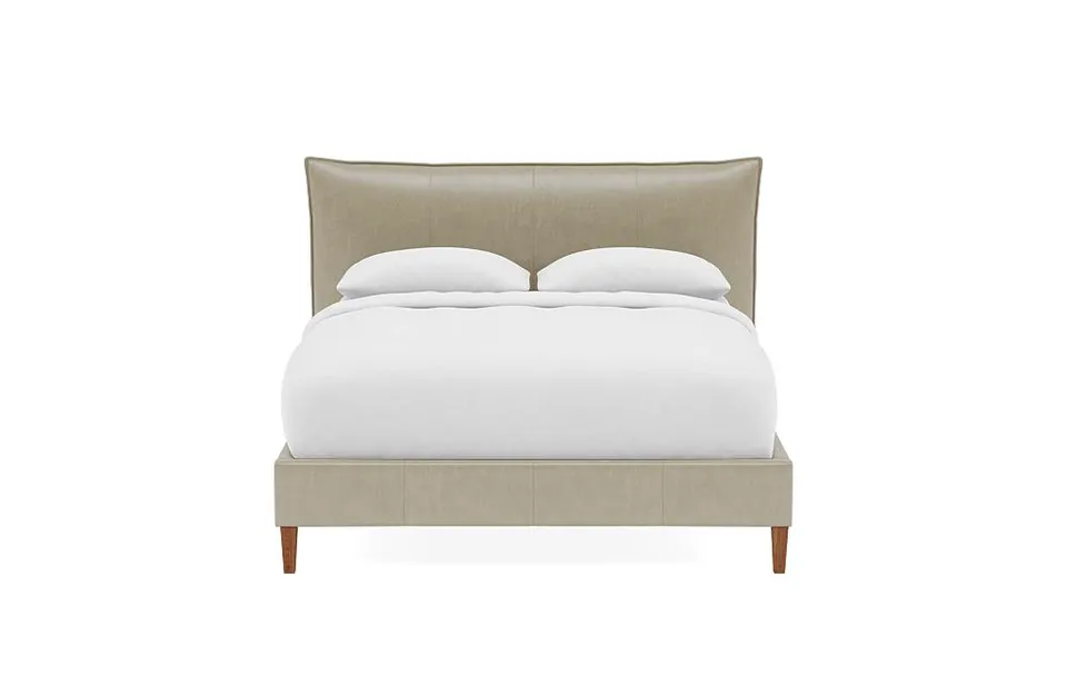 Skylar Leather Upholstered Bed
