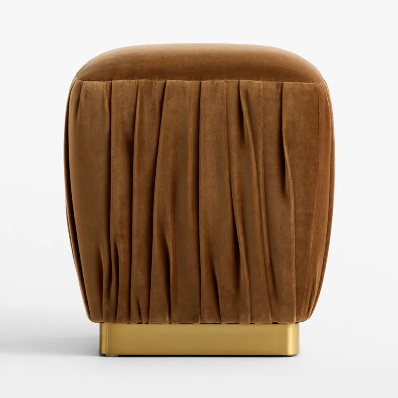 Velvet Goodbye Ottoman by Laura Harrier and Tiffany Howell