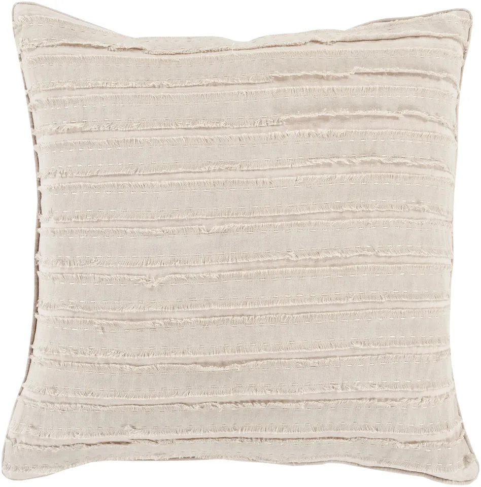 Willow WO-005 22"L x 22"W Pillow Cover
