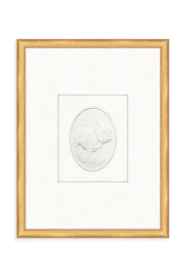 Dog Cameo Wall Art