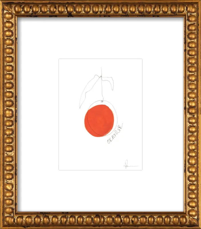 Orange by Polly Mann for Artfully Walls