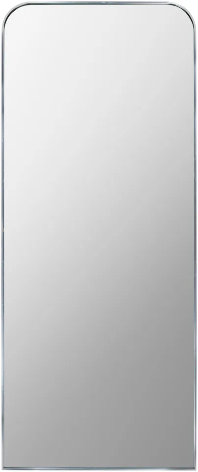Aranya Metallic - Silver 67"H x 28"W x 1"D Full Length Mirror
