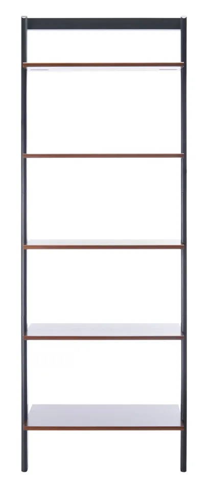 Cullyn 5 Tier Leaning Etagere - Honey Brown / Charcoal