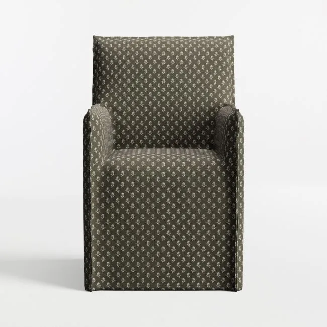 Replacement Slipcover for Addison Flange Dining Armchair