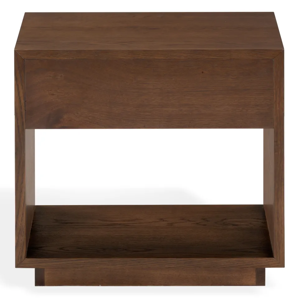 Safavieh Couture Gabribecca 1 Drawer Nightstand, Walnut