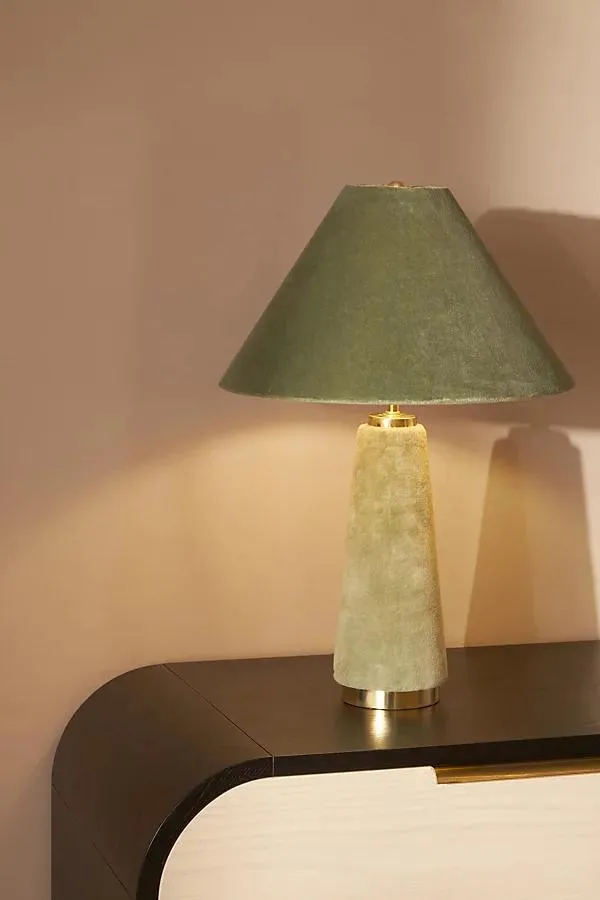 Lulu Velvet Table Lamp
