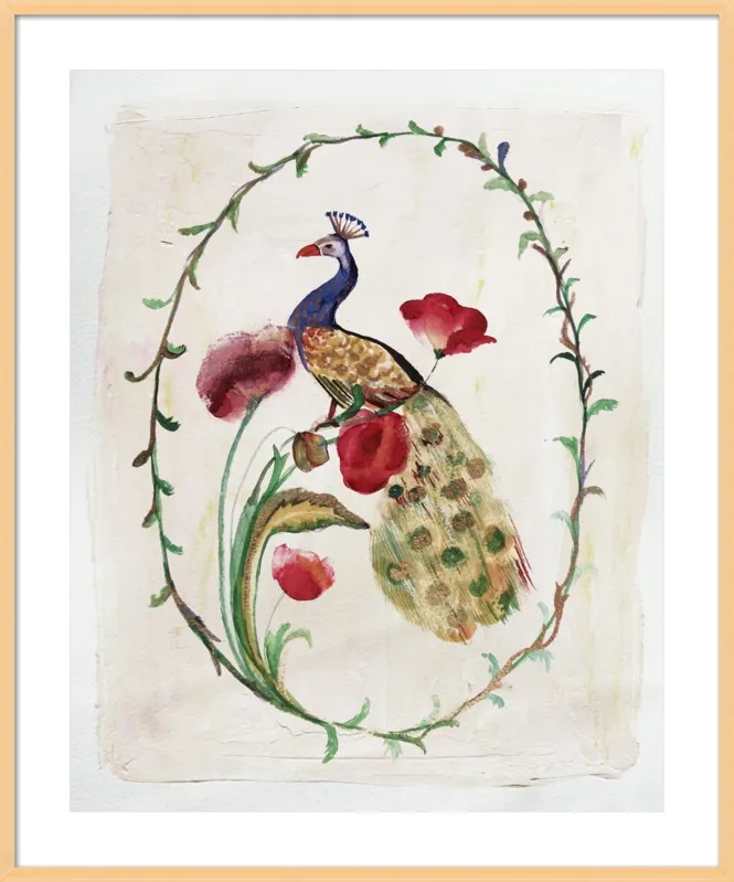 Peacock by Ruti Shaashua for Artfully Walls