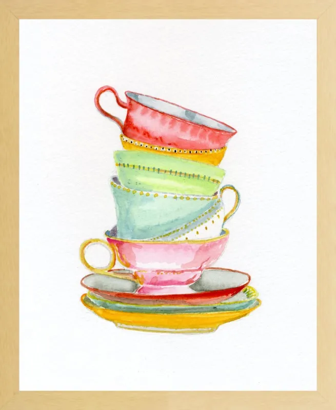 Teacups by Miri Eshet for Artfully Walls