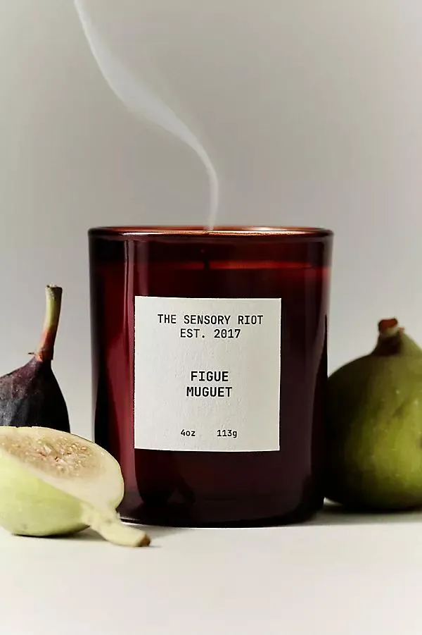Floral Figue Muguet Boxed Glass Candle