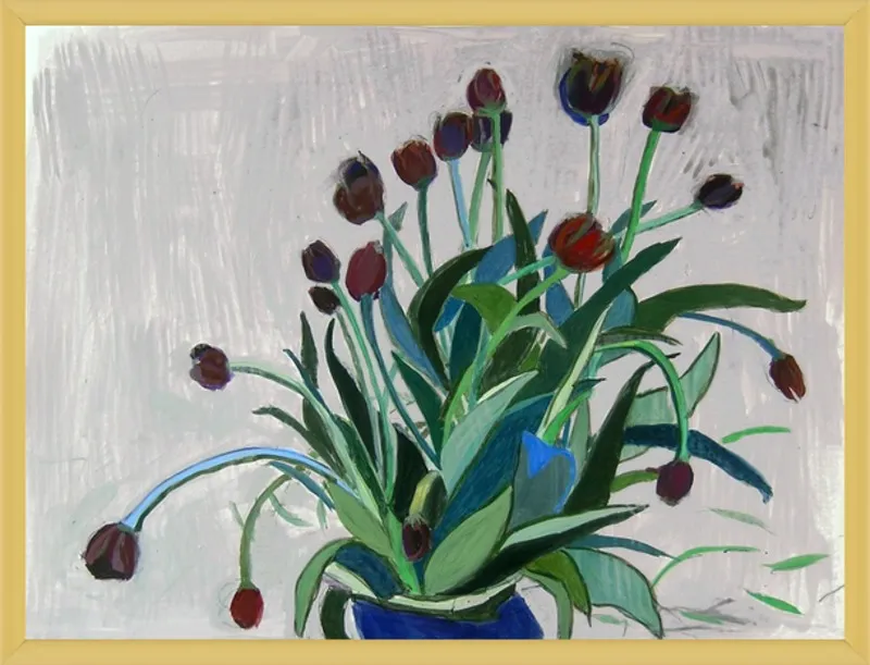 queen of the night tulip by Liz Innvar for Artfully Walls