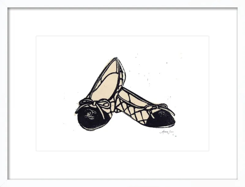 Chanel Ballet Flats by Anna See for Artfully Walls
