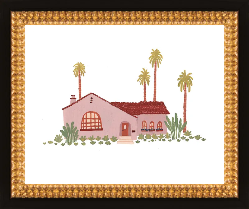 Pink Bungalow by Taylor Ann for Artfully Walls