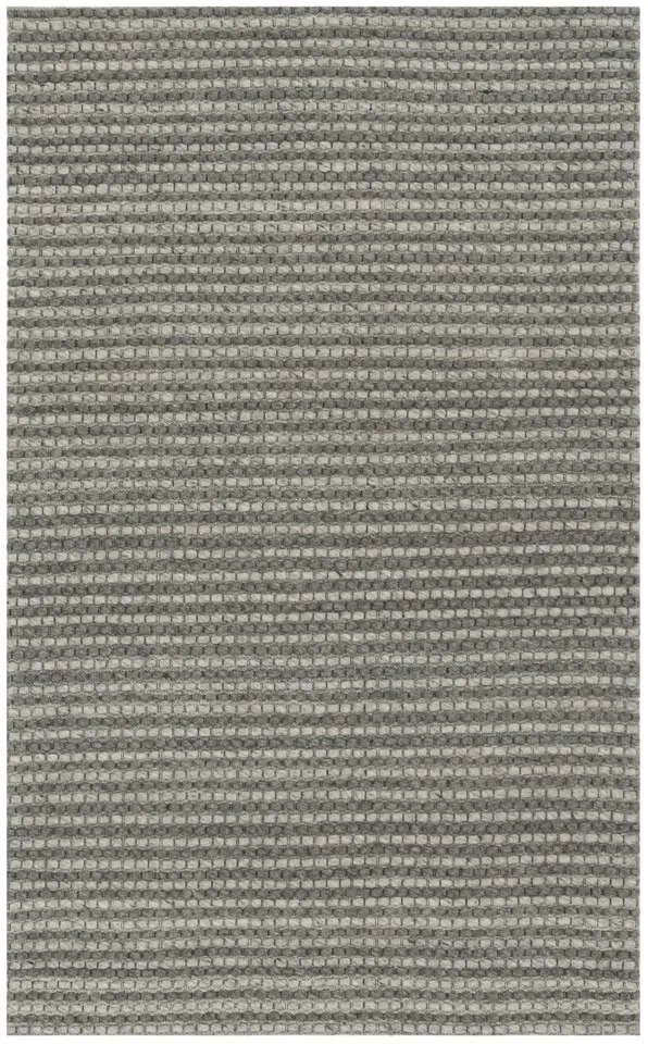 Arlo Home Hand Woven Area Rug, NAT801H, Silver/Ivory,  3' X 5'