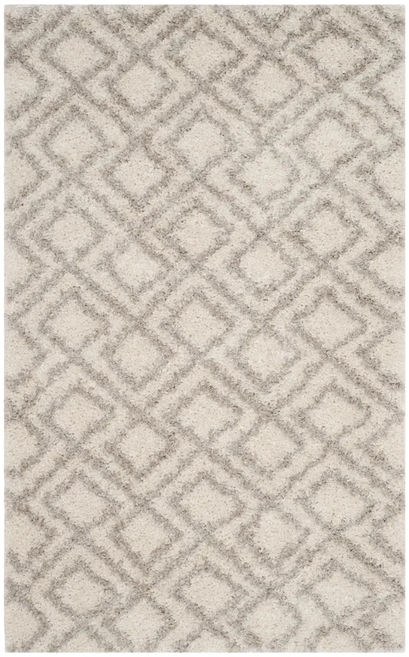 Arlo Home Woven Area Rug, ASG740A, Ivory/Beige,  3' X 5'