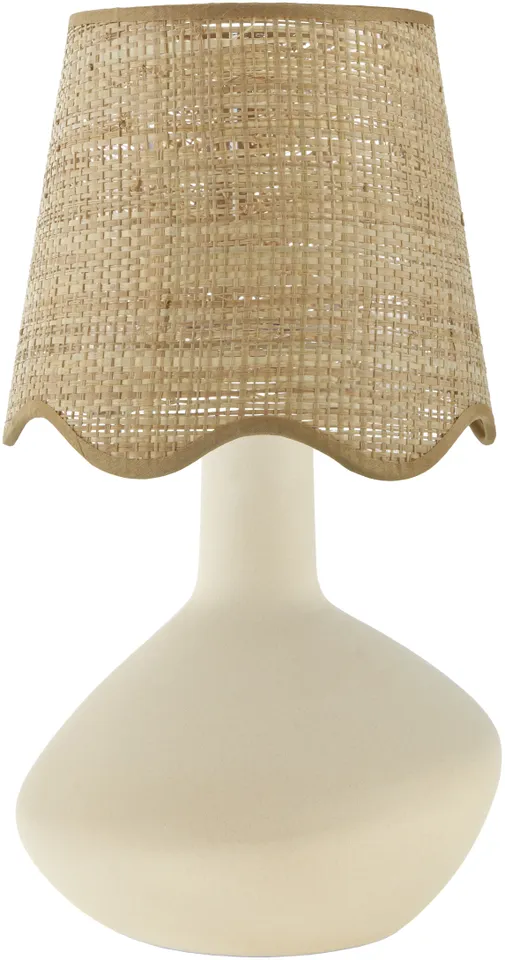 Aviara  High Gloss 15"H x 9"W x 9"D Accent Table Lamp