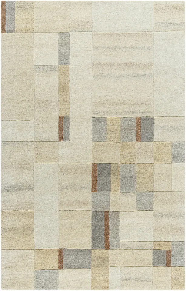 Forum Beige Indoor 2'6" x 8' Handmade Rug