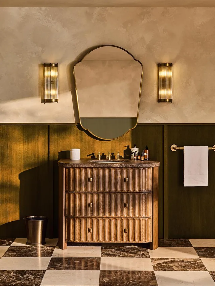 Devon Single Vanity, Dark Emperador