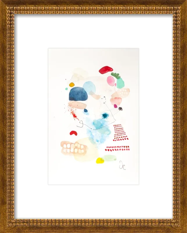 Red diamonds by Victoria Gonzalez for Artfully Walls