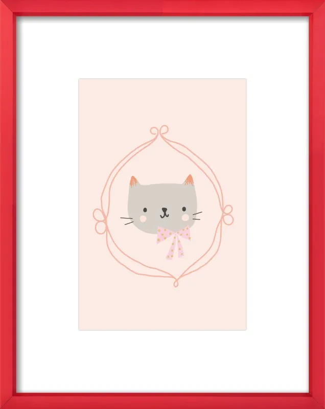 Cat Rose by Sarah Betz - Little Cube for Artfully Walls