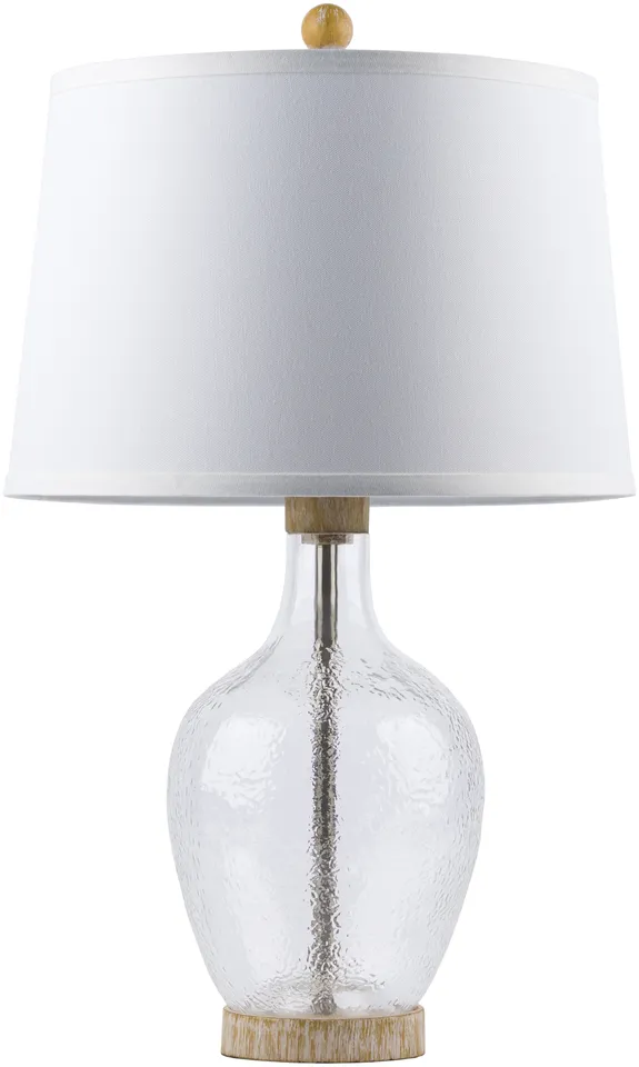 Canonbury Clear Translucent 26"H x 15"W x 15"D Accent Table Lamp