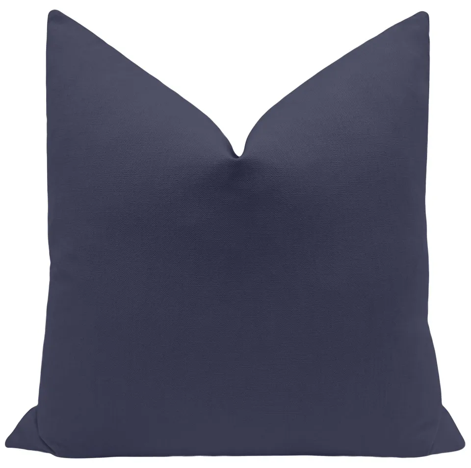 CLASSIC LINEN // NAVY BLUE - 20" X 26" STANDARD SHAM