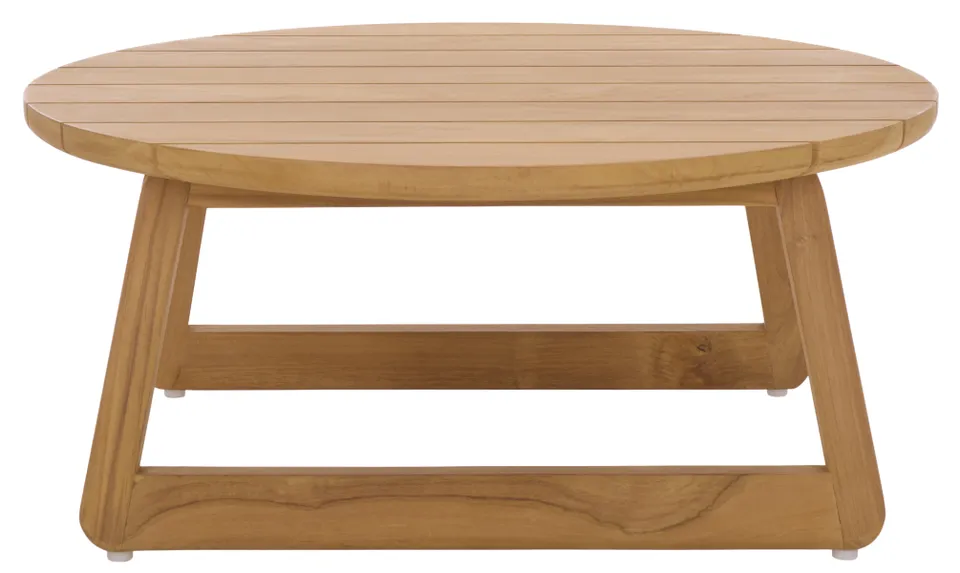 Gale Teak Outdoor Coffee Table - Natural - Safavieh
