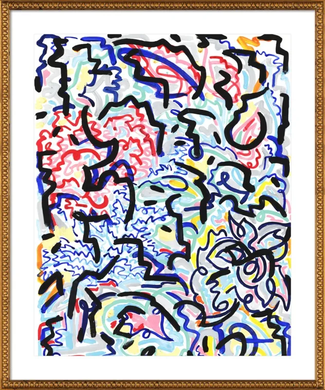 La Danse Florale by Claire de Quénetain for Artfully Walls