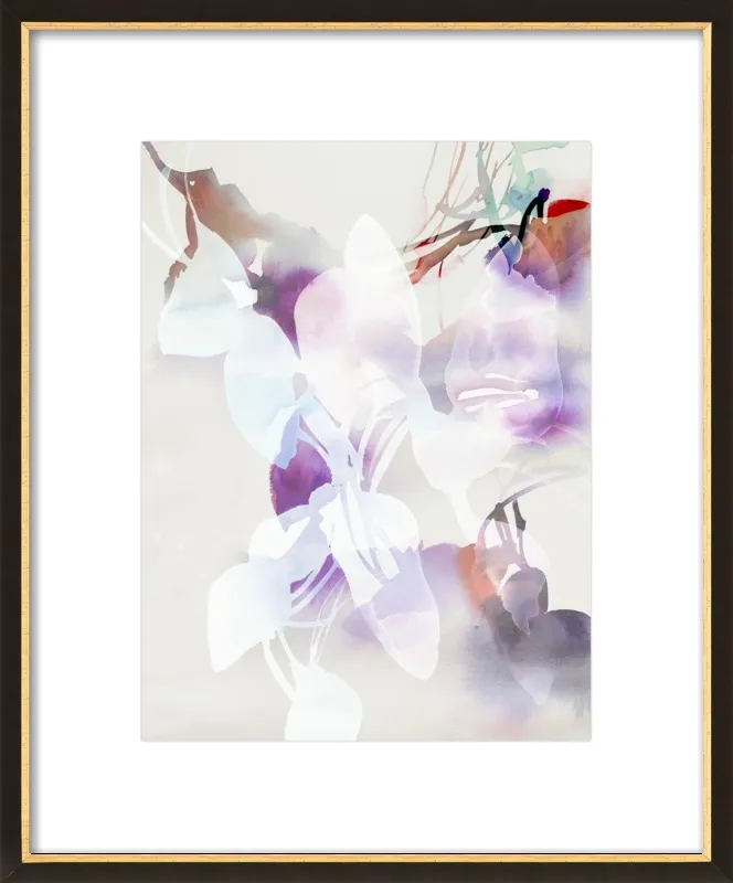 I don’t know the name of that white bloom. by Marta Spendowska for Artfully Walls