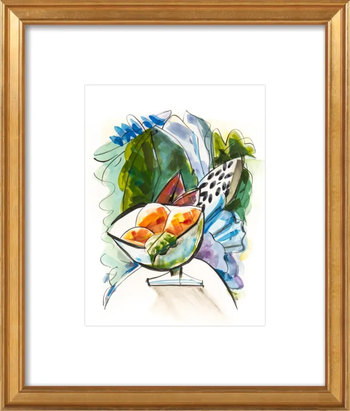 Still life with oranges by Becky Aubry for Artfully Walls