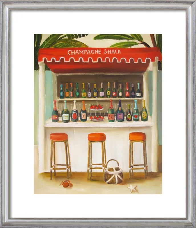 Champagne Shack by Janet Hill for Artfully Walls