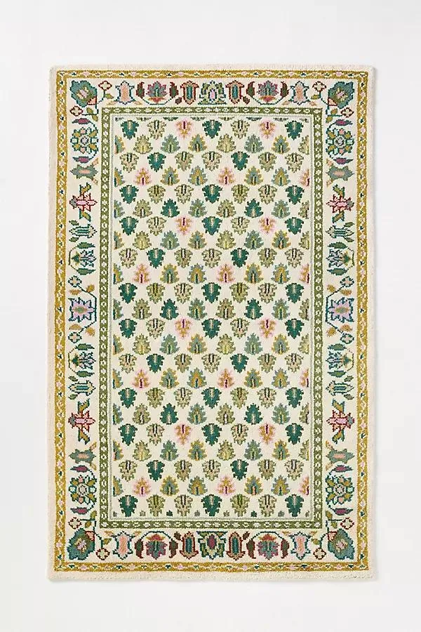Emi Hand-Knotted Persian-Inspired Wool Rug