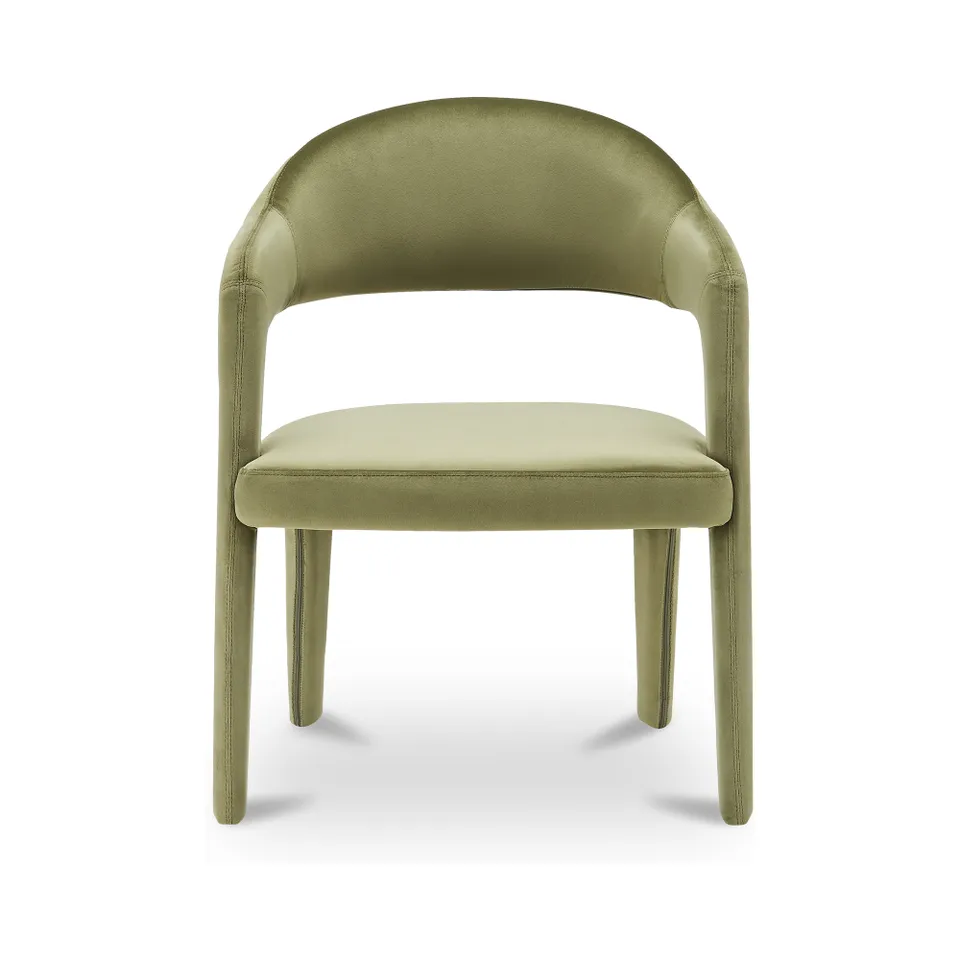 Martens Dining Chair Green Velvet