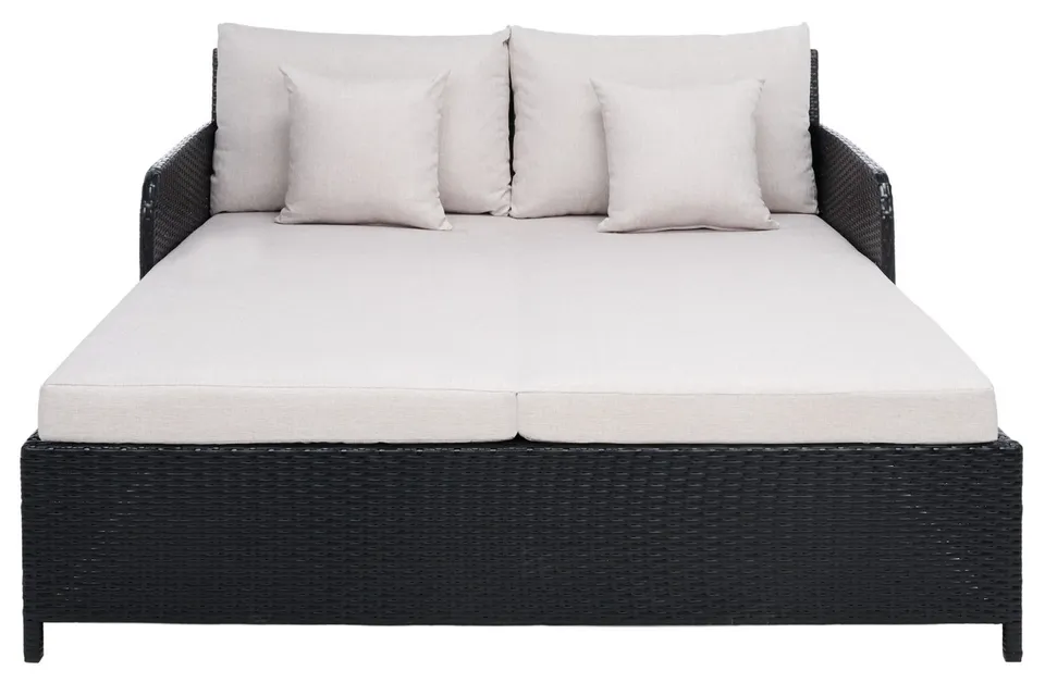 Cadeo Daybed - Black/Light Gray