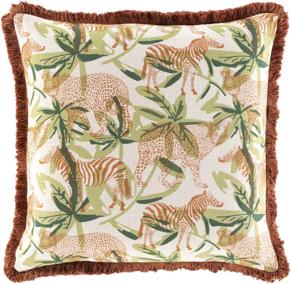 Tanzania TZN-005 22"L x 22"W Polyester Filled Pillow