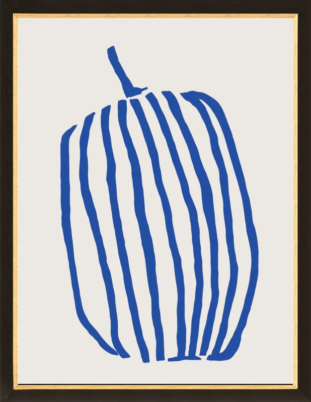 Striped pumpkin by Jessica Nielsen for Artfully Walls