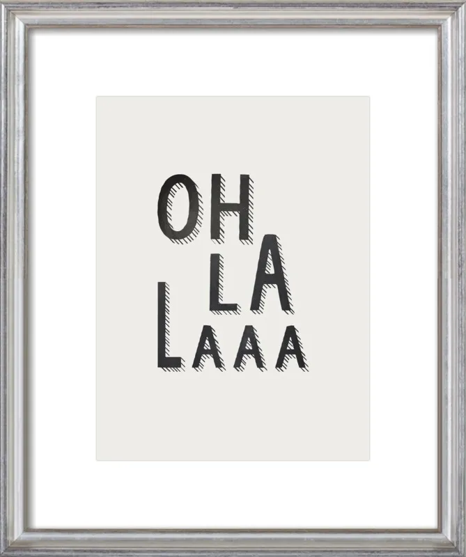 Oh la la by Lonneke de Roos - Kind of Style for Artfully Walls