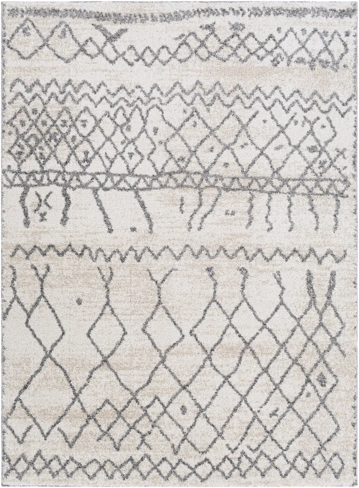 Andorra Gray Indoor 2' x 2'11" Machine Woven Rug