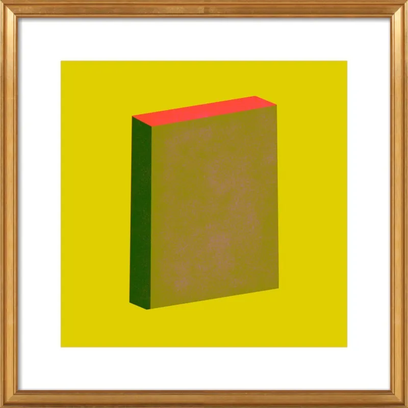 Color Books 4, Olive, Forest, Hot Red & Pear Green by Jessica Poundstone for Artfully Walls