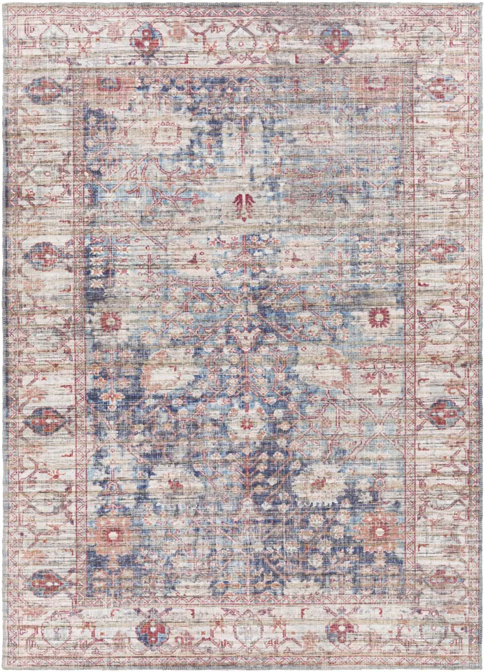Cobb Beige Indoor 2'7" x 7'3" Machine Woven Rug