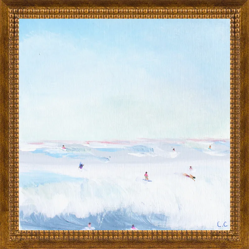Soft Blue Surf  by Caroline Chriss  for Artfully Walls