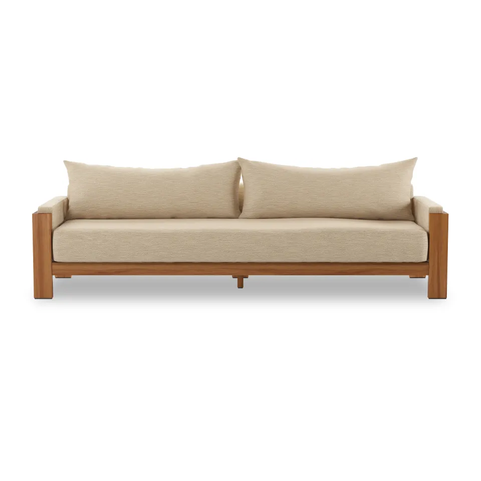 Chapman Outdoor Sofa-106"-Casa Cream