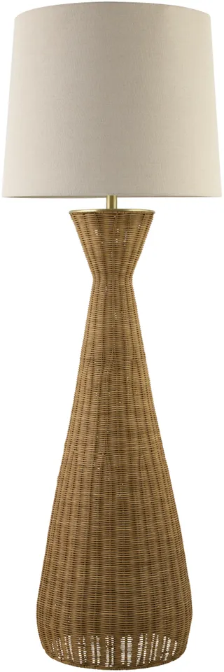 Jember  Natural 60"H x 20"W x 20"D Accent Floor Lamp