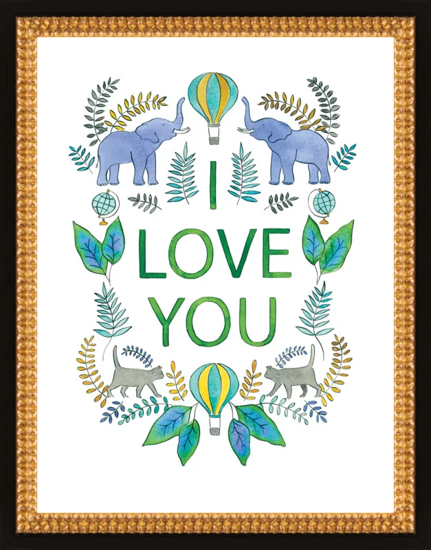 I Love You by Rachel Rogers for Artfully Walls