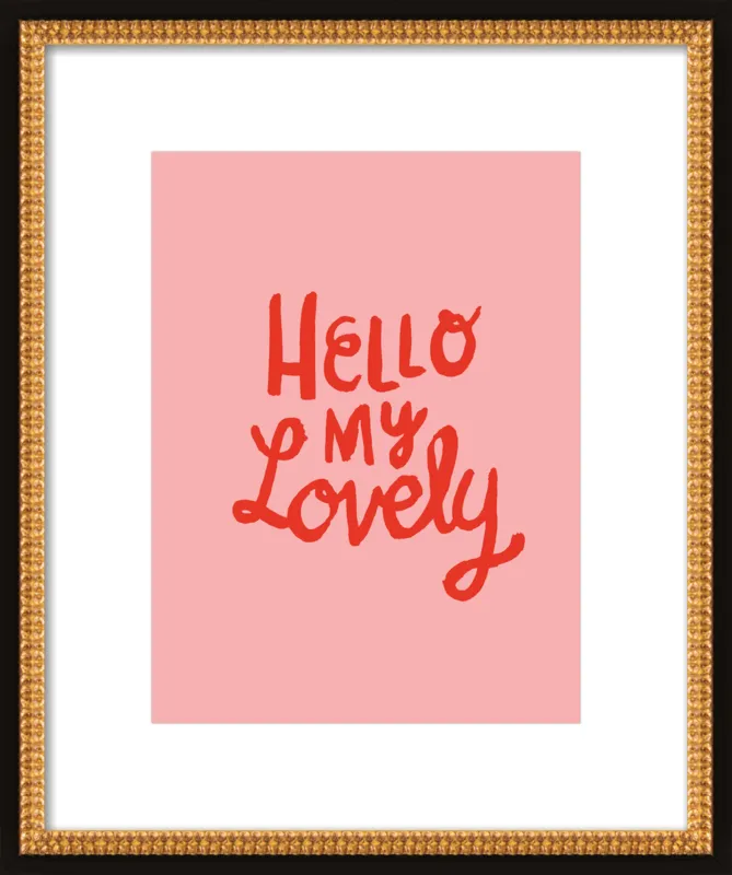 Hello My Lovely by Paula Mills for Artfully Walls