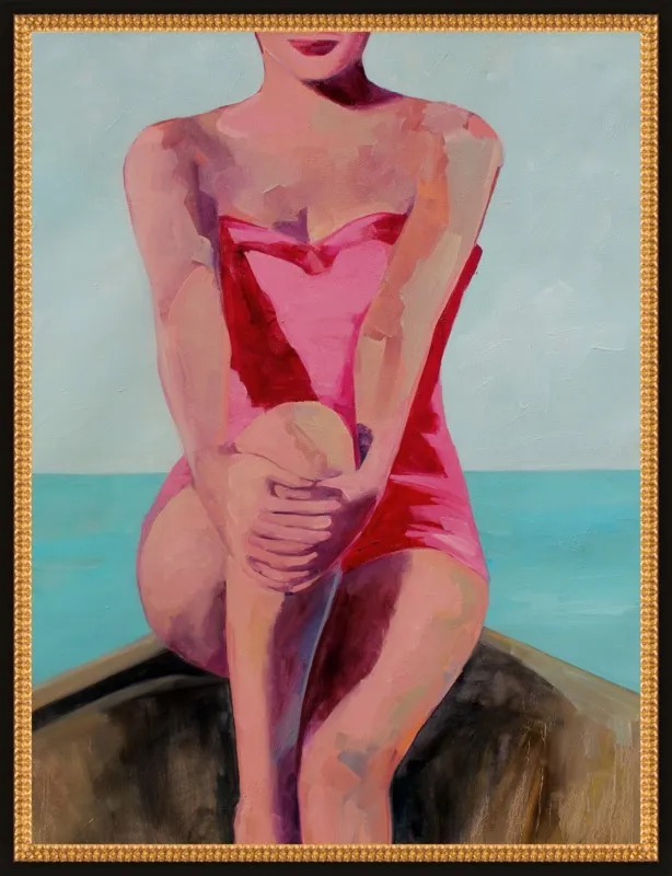 Woman in a Boat by T. S. Harris for Artfully Walls
