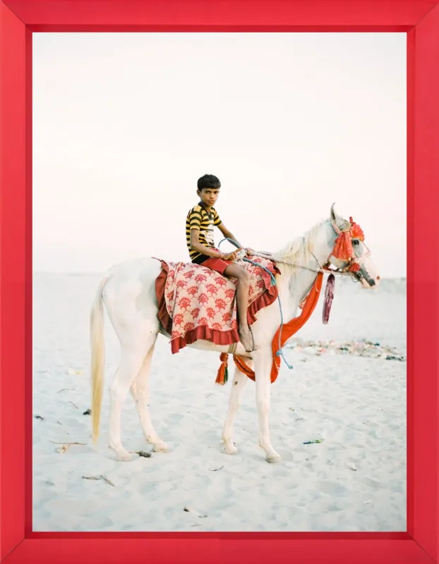 Boy on Horse by Andrew Jacona for Artfully Walls