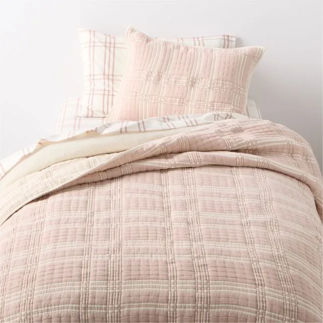 Stax Matelasse Lilac Rose Yarn-Dyed Kids Full/Queen Quilt
