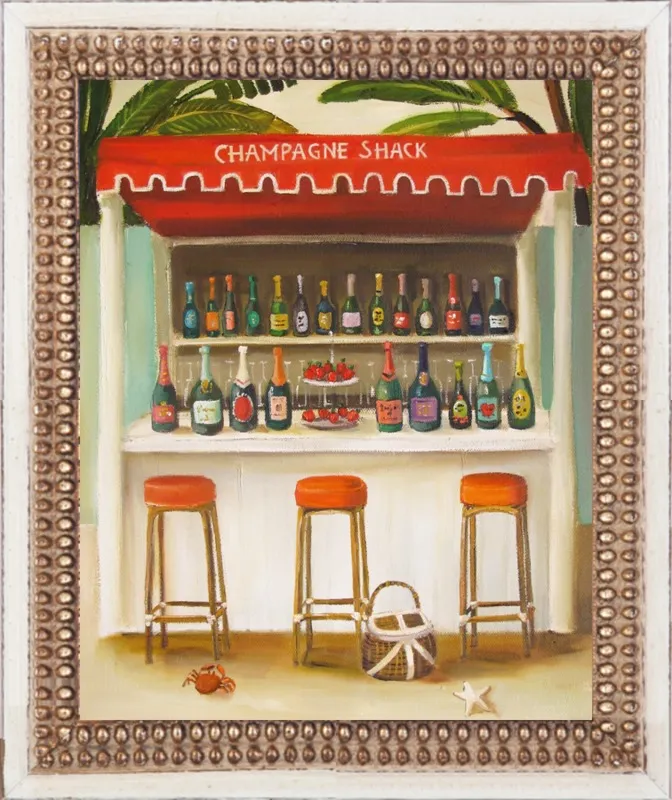 Champagne Shack by Janet Hill for Artfully Walls